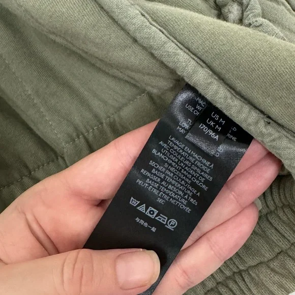 Dolman Quilted Knit Jacket by Free People, Medium, Olive Green - Picture 8 of 12